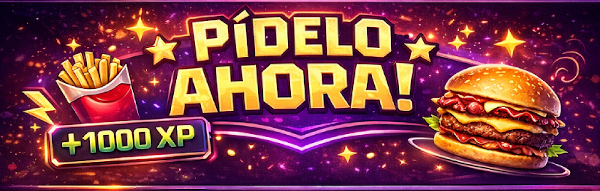 Textura neon Retro Burger